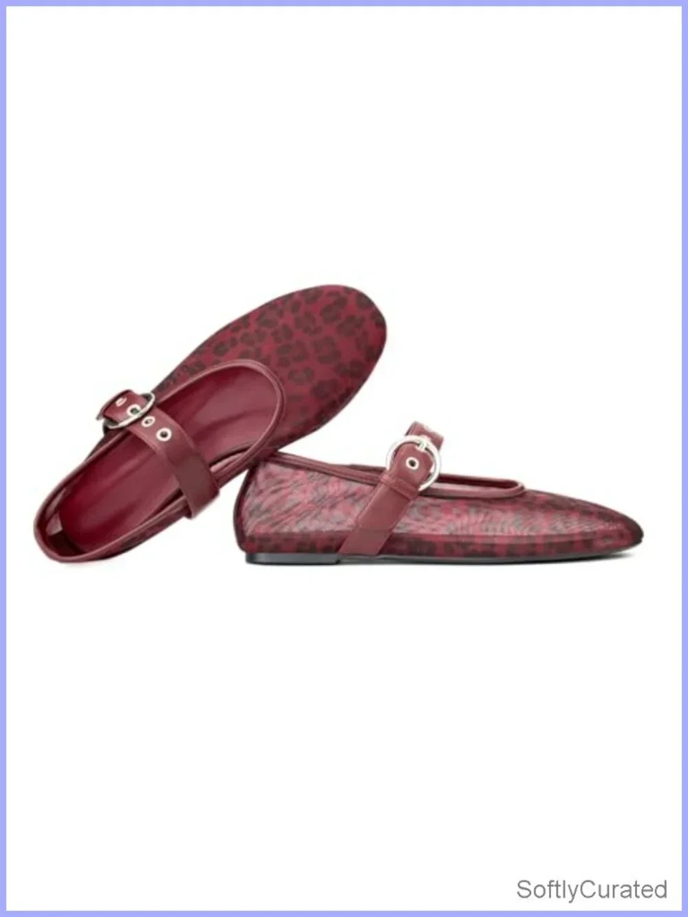 Mesh Ballet Flats Round Toe Mary Jane Shoes
